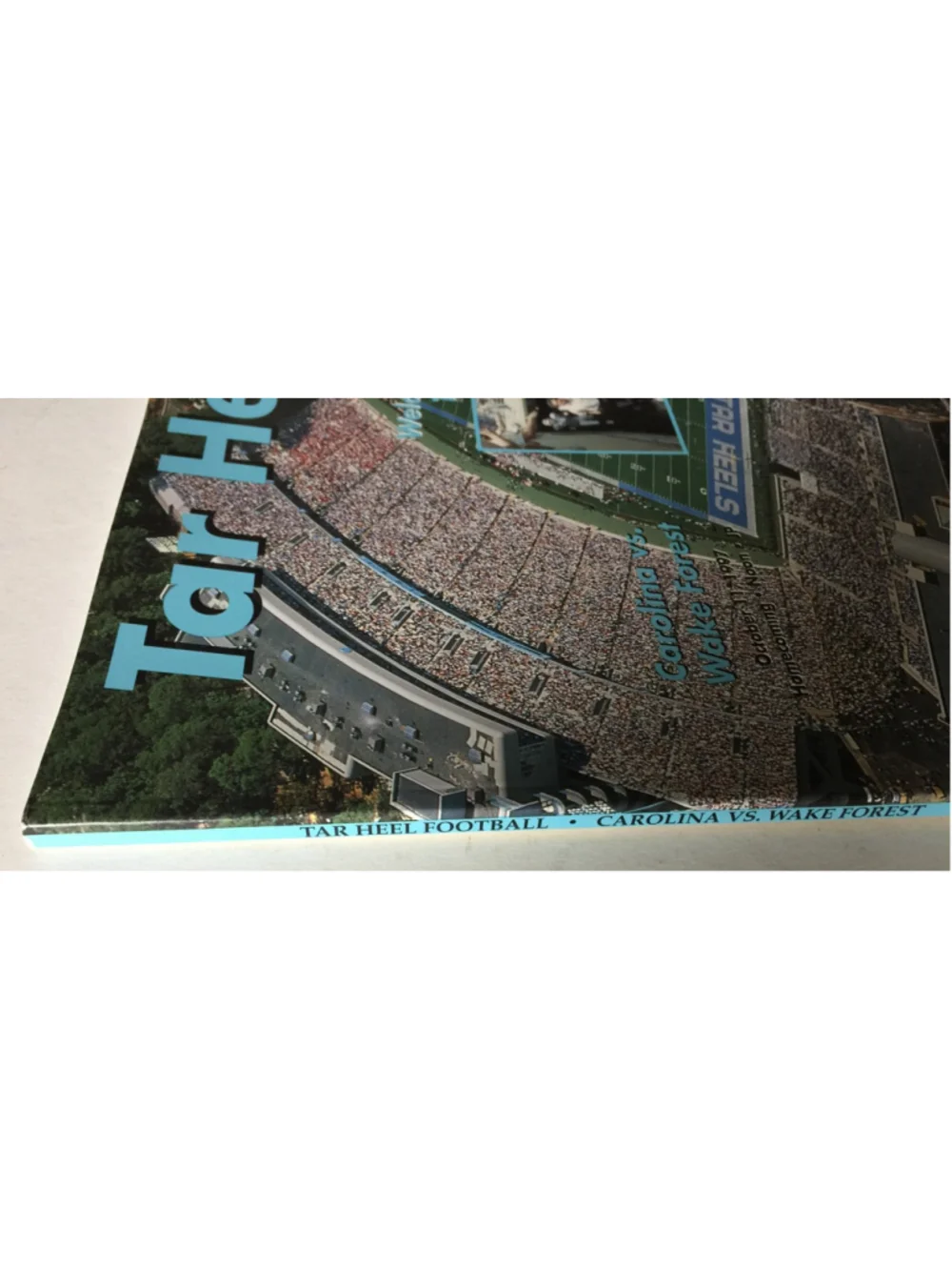 Oct 11 1997 Tar Hill Football Magazine, UNC Tar Heels, Carolina VS Wake Forest